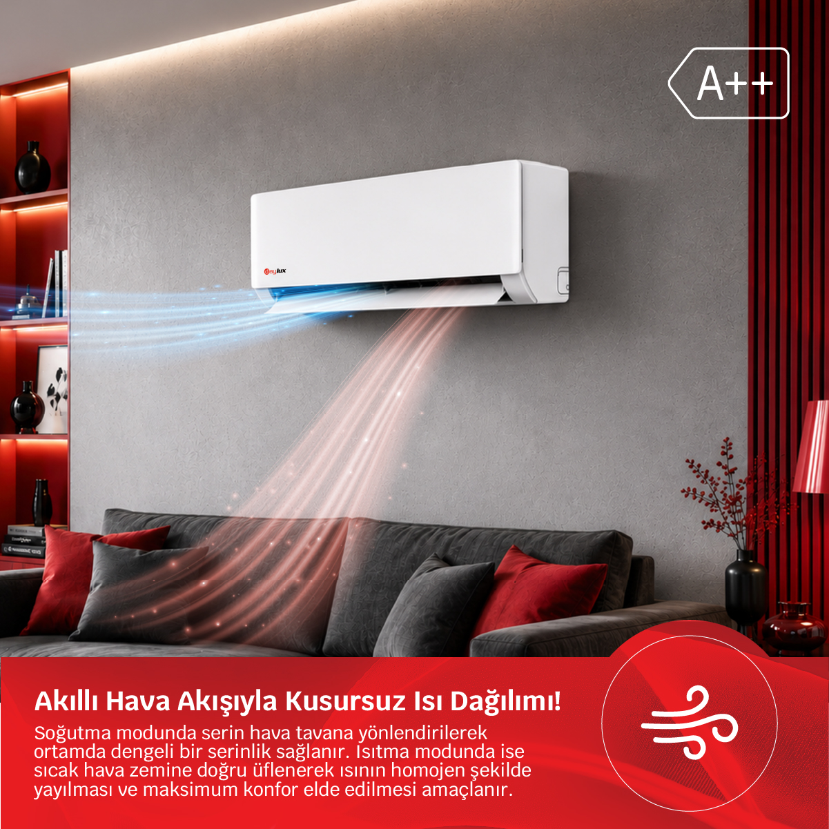 DAYLUX 18000 BTU Duvar Tipi Inverter Split Klima