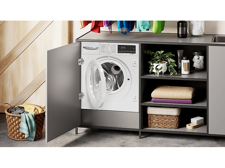 Bosch WKD28490 Serie 6 Waschtrockner (8 kg / 5 kg, 1400 U/Min., Einbaugerät, Weiß) — Foto 4 von 4