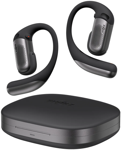 SHOKZ OpenFit Pro TWS vezeték nélküli fülhallgató mikrofonnal, fekete (OFITPRO-BK)