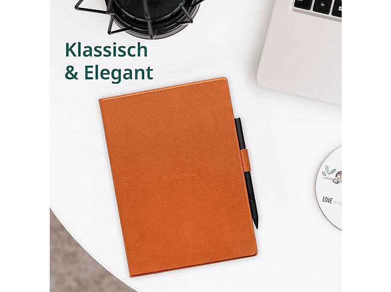POCKETBOOK Magnetic Folio Cover für InkPad One, Orange; E-Reader Hülle----E-Reader Hülle — Foto 3 von 5