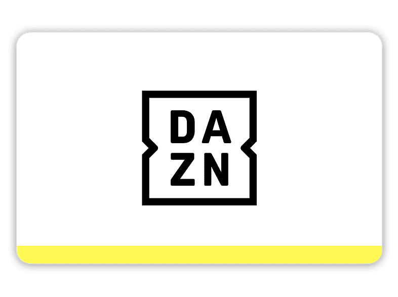 DAZN Gutschein 1 Monat (Wert: 29,99 €); Geschenkkarte