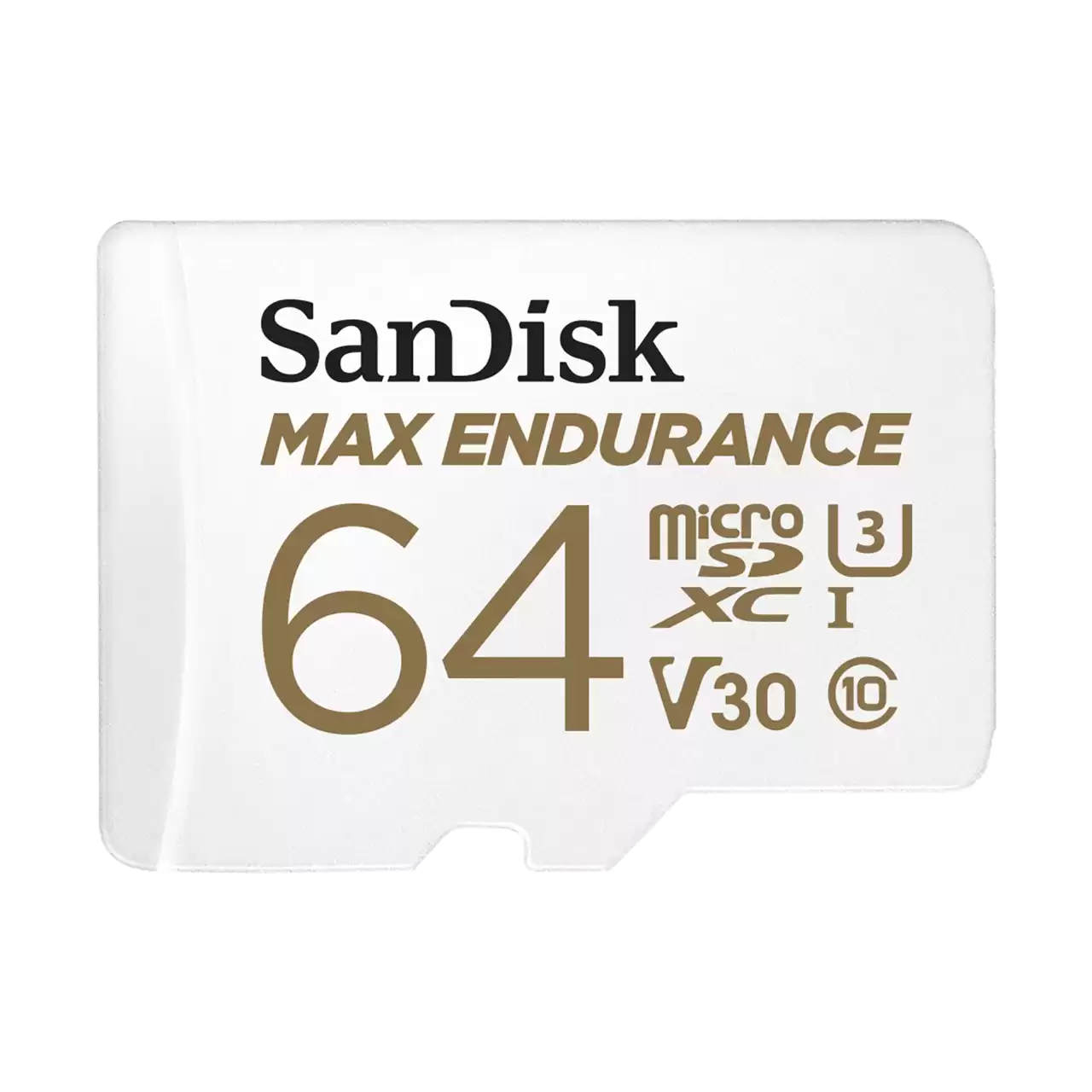 SANDISK MAX Endurance MicroSDXC memóriakártya, 64GB, UHS-I, C10, V30, 186473 (SDSQQVR-064G-GN6IA)