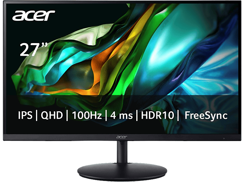 ACER SH272UEbmiphux | 27 inch | 2560 x 1440 (Quad HD) - IPS-paneel