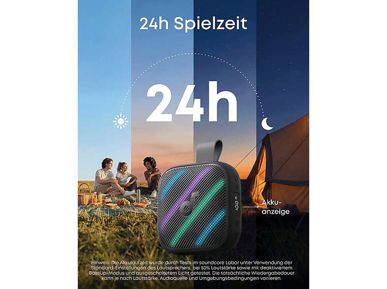 Anker Boom Go 3i - Bluetooth Lautsprecher, Black — Foto 4 von 5