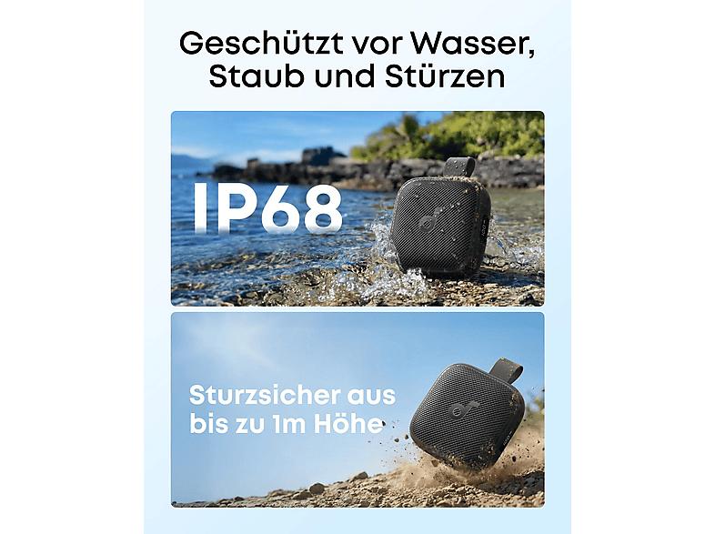 Anker Boom Go 3i - Bluetooth Lautsprecher, Black — Foto 3 von 5