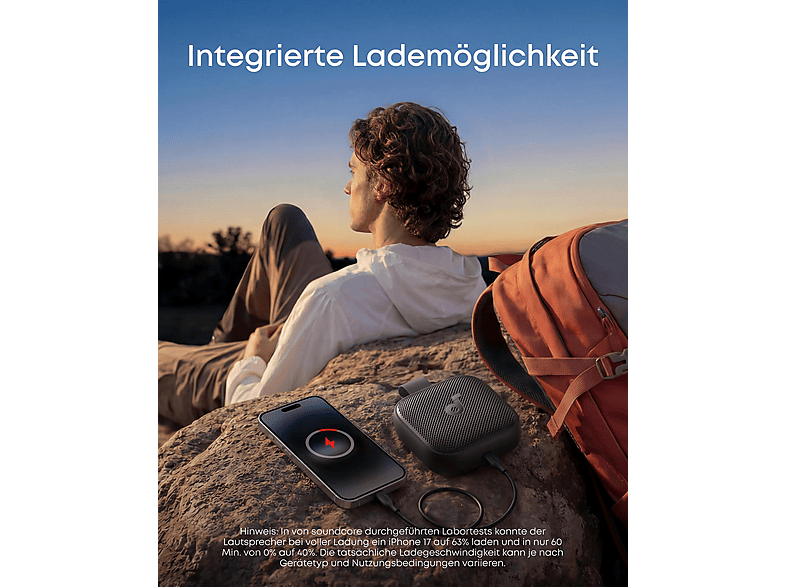 Anker Boom Go 3i - Bluetooth Lautsprecher, Black — Foto 5 von 5