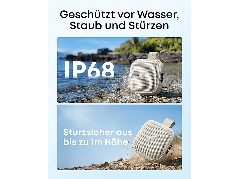 Anker Boom Go 3i - Bluetooth Lautsprecher, White — Foto 3 von 5