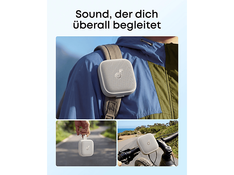 Anker Boom Go 3i - Bluetooth Lautsprecher, White — Foto 2 von 5