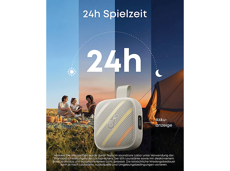 Anker Boom Go 3i - Bluetooth Lautsprecher, White — Foto 4 von 5