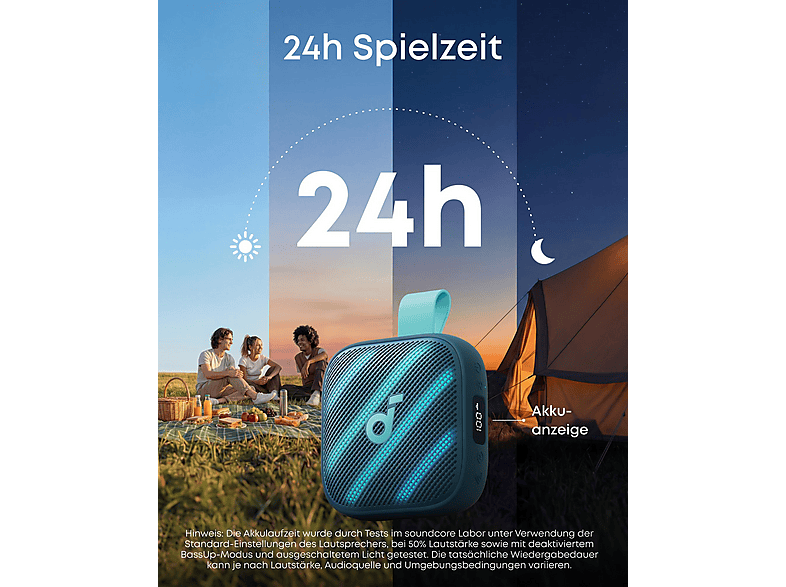 Anker Boom Go 3i - Bluetooth Lautsprecher, Blue — Foto 4 von 5