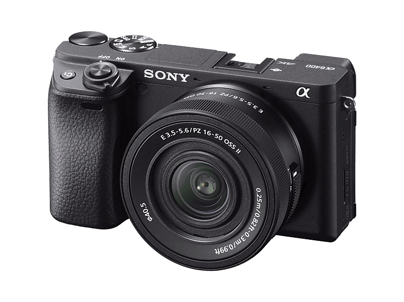 Aparat systemowy SONY ILCE-6400AKB + obiektyw 16-50 mm f/3.5-5.6 Czarny