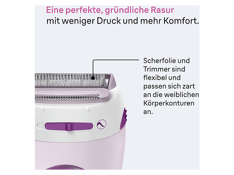 Braun Silk-épil Lady Shavers LS5100; elektrischer Damenrasierer — Foto 3 von 5