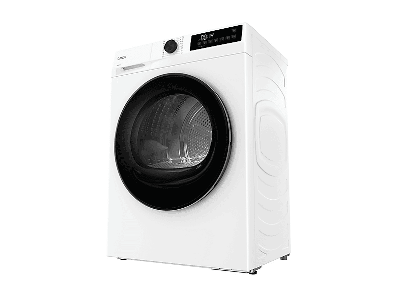 ASCIUGATRICE CANDY GDS 7N2B-S A pompa di calore, 7 kg, profondità 47,1 cm, 64 dB(A), Bianco, Nero, Classe D