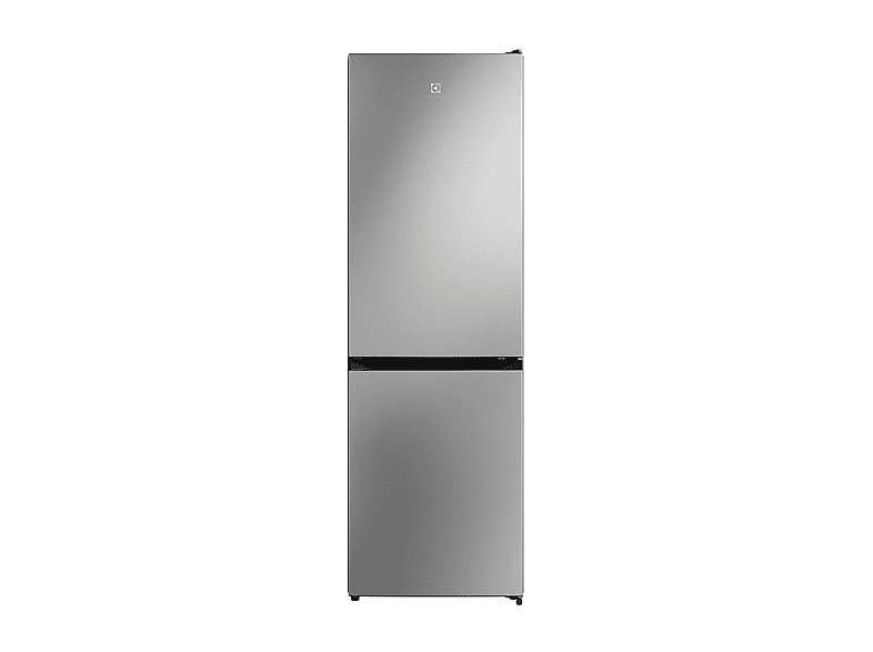 FRIGORIFERO COMBINATO ELECTROLUX LNB6MD30U0, Capacità netta totale 304 l, Rumorosità: 36 dB(A), 3 ripiani, Dimensioni: L 59,5 cm A 186 P 59 cm, Inox Look, Classe D