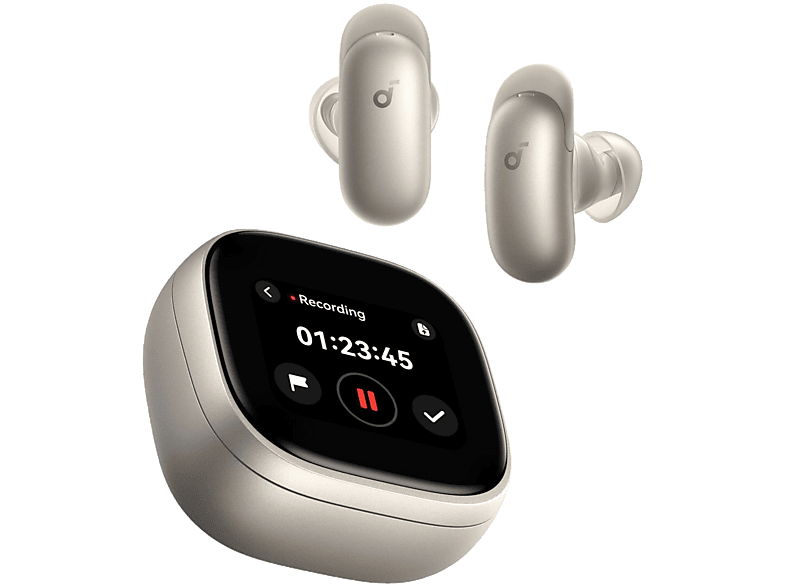 Soundcore Liberty 5 Pro Max ANC Dyktafon AI, Thus AI Bluetooth 6.1 Tytanowy