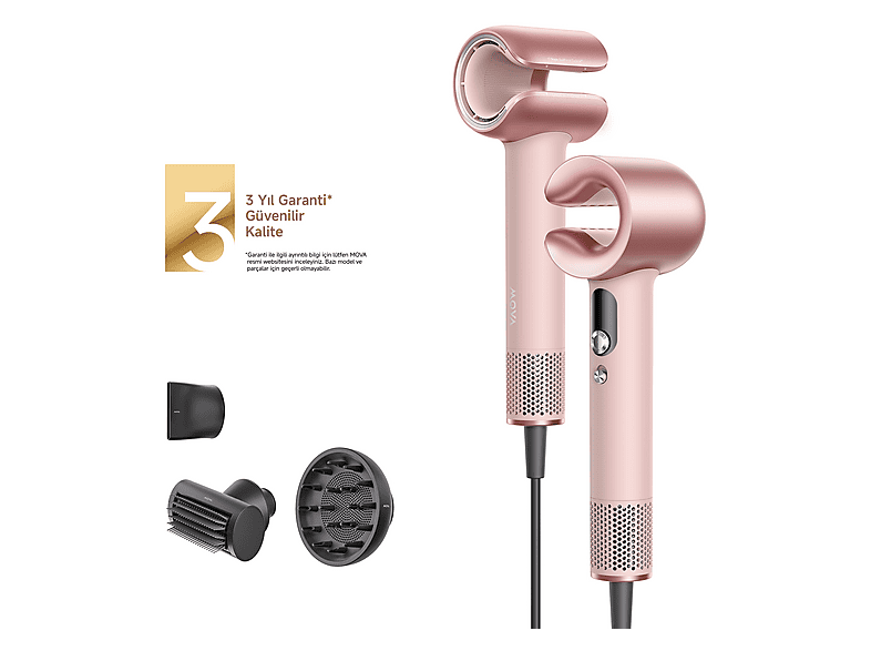 Mova Aero C Saç Kurutma Makinesi Pembe