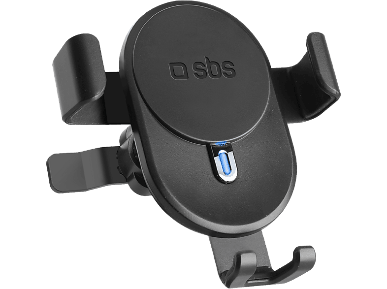 SBS 43599 Auto-Halterung, 15 W, Wireless, mit Gravity-Verschluss, mit Schnellladung, Schwarz