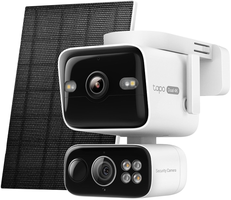 TP LINK Tapo C675D KIT Napelemes, kétlencsés forgatható és dönthető biztonsági kamera szett