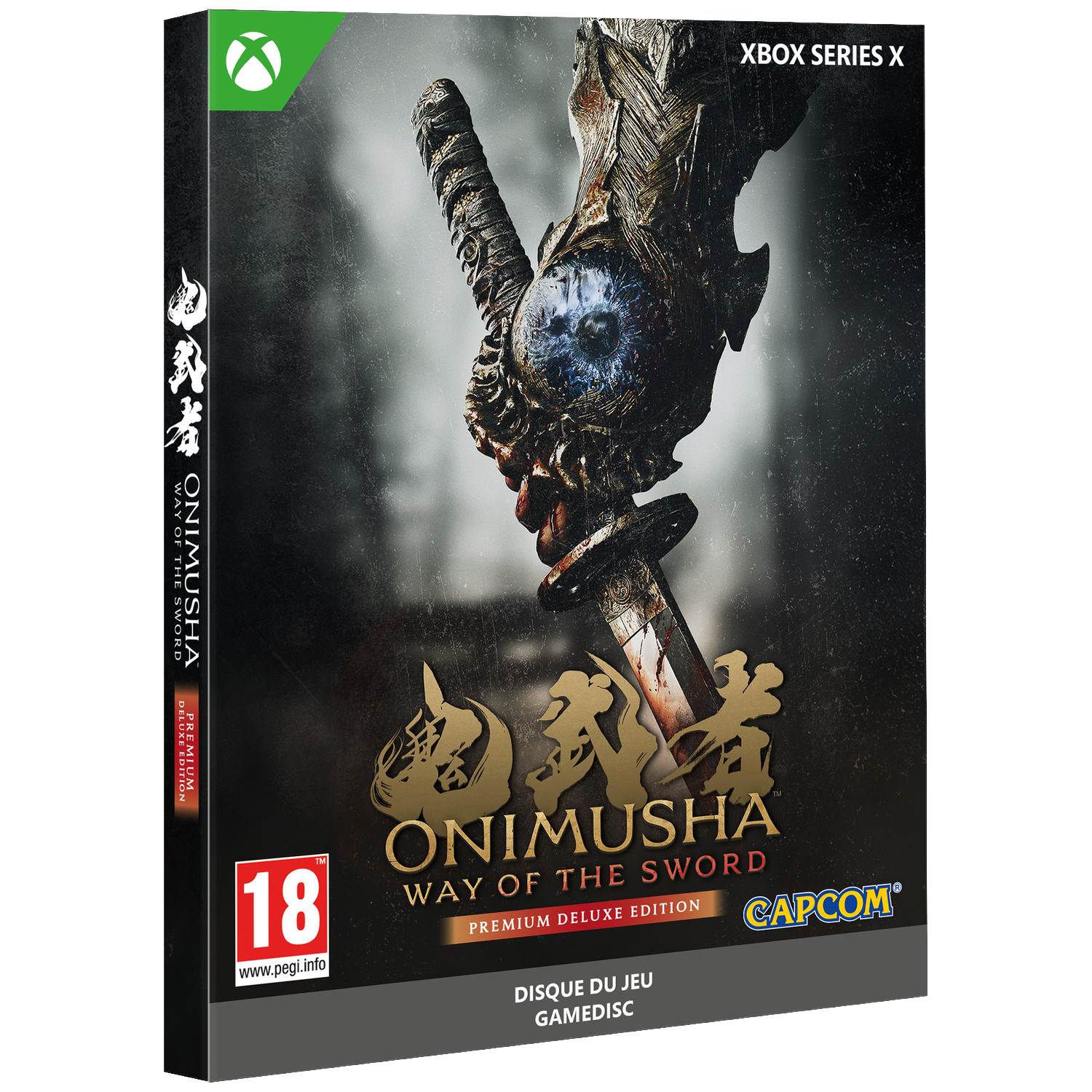 Xbox Series X hoes voor Onimusha: Way of the Sword, Premium Deluxe Edition.