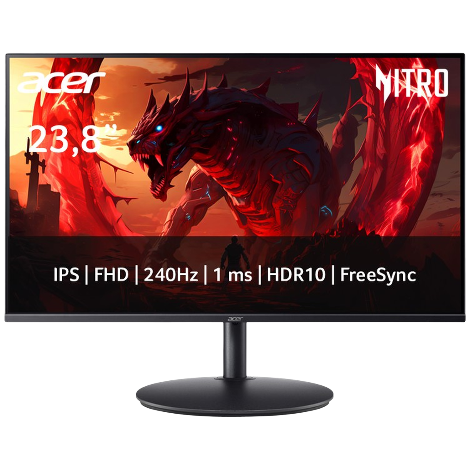 Acer Nitro Xf240yw3biiph 23.8 Inch Full Hd 1920 X 1080 Ips (in-plane Switching)