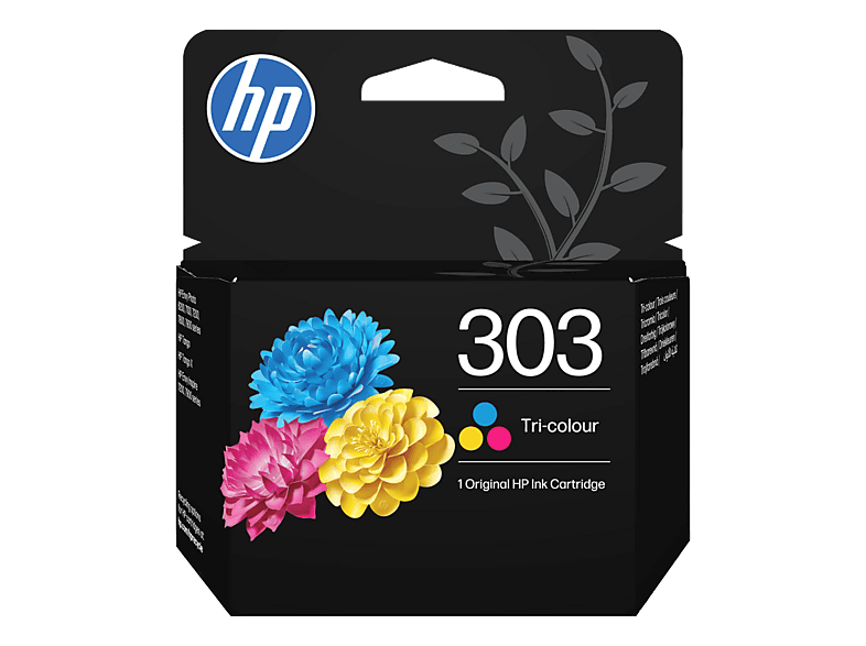 HP 303 Original Druckerpatrone Cyan/Magenta/Gelb (T6N01AE)