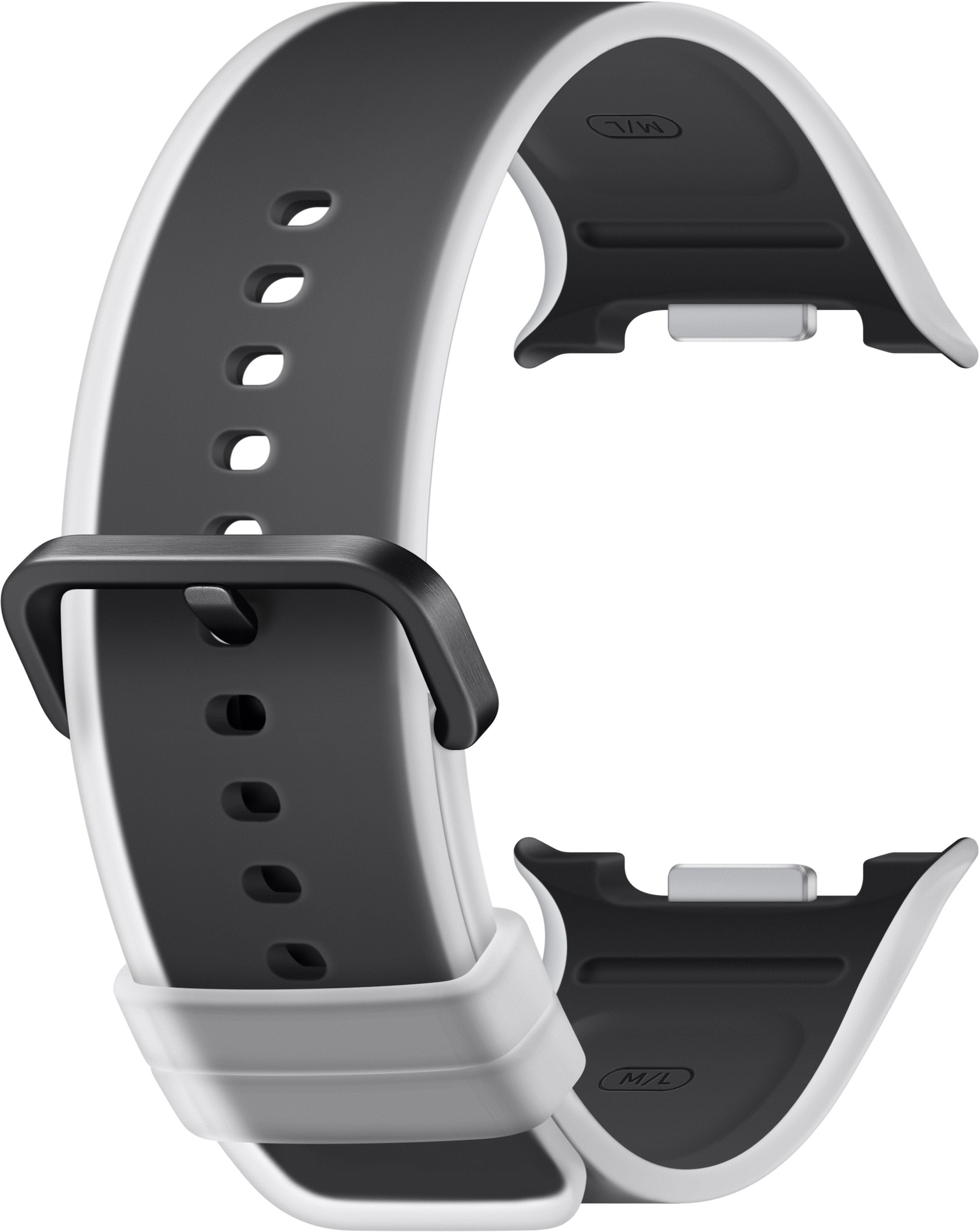 SAMSUNG Galaxy Watch9 ködös szilikonos szíj (M/L), fekete (ET-SXL35LBEGEU)
