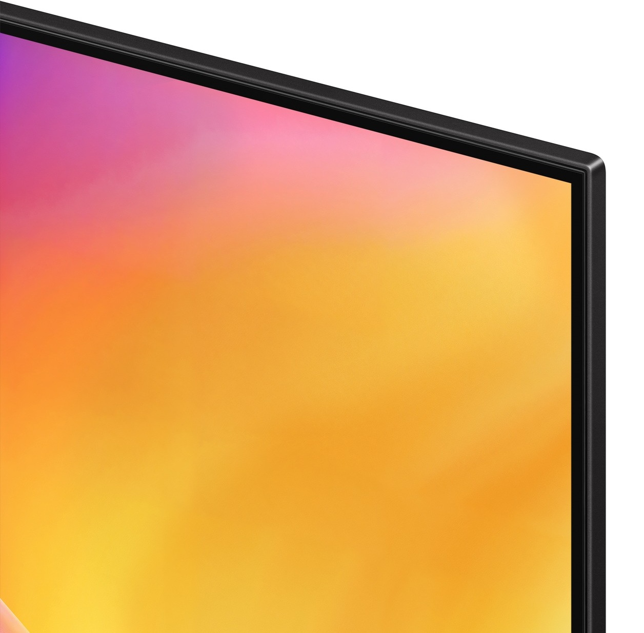 Ekran pokazujący gradient od fioletu do pomarańczu i żółci.