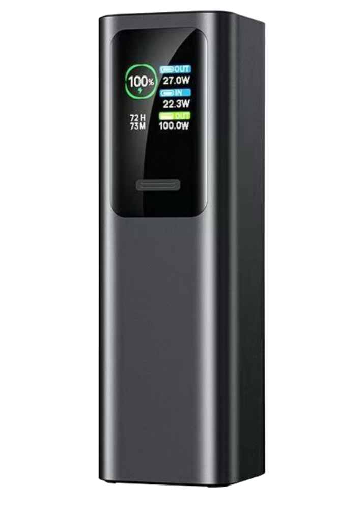 CELLECT Laptop power bank, LED világítással, 27000mAh, szürke (PBANK-SPD017-GY)