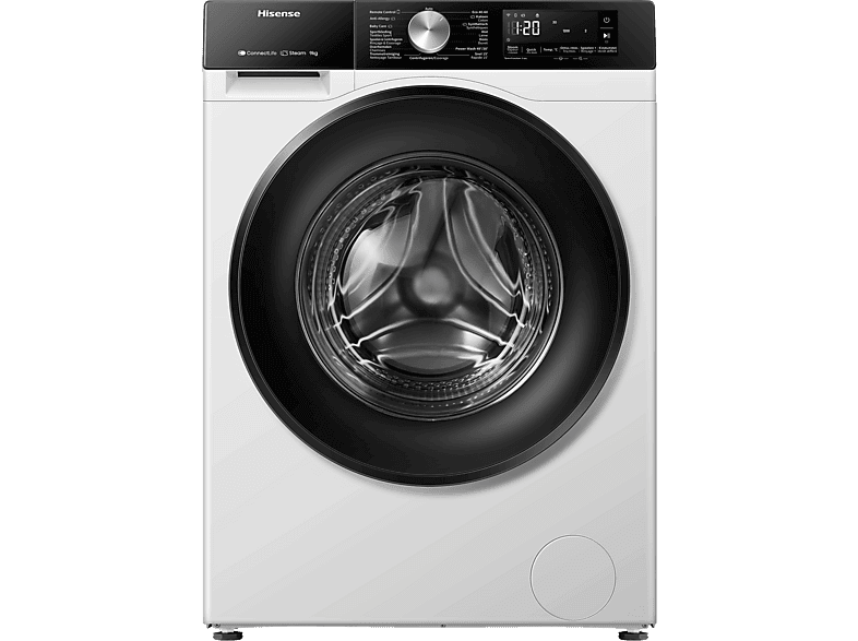 Hisense Wf3s8043bw3/blx - Wasmachine Voorlader 8 Kg 1400 Rpm 72 Db