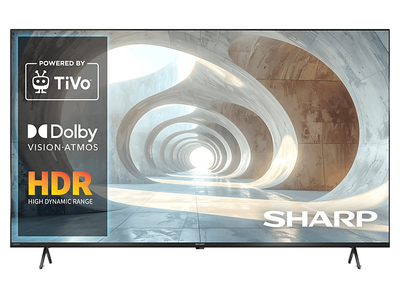 Telewizor LED SHARP 55HK4445E 55" 4K TiVo OS Dolby Vision Czarny