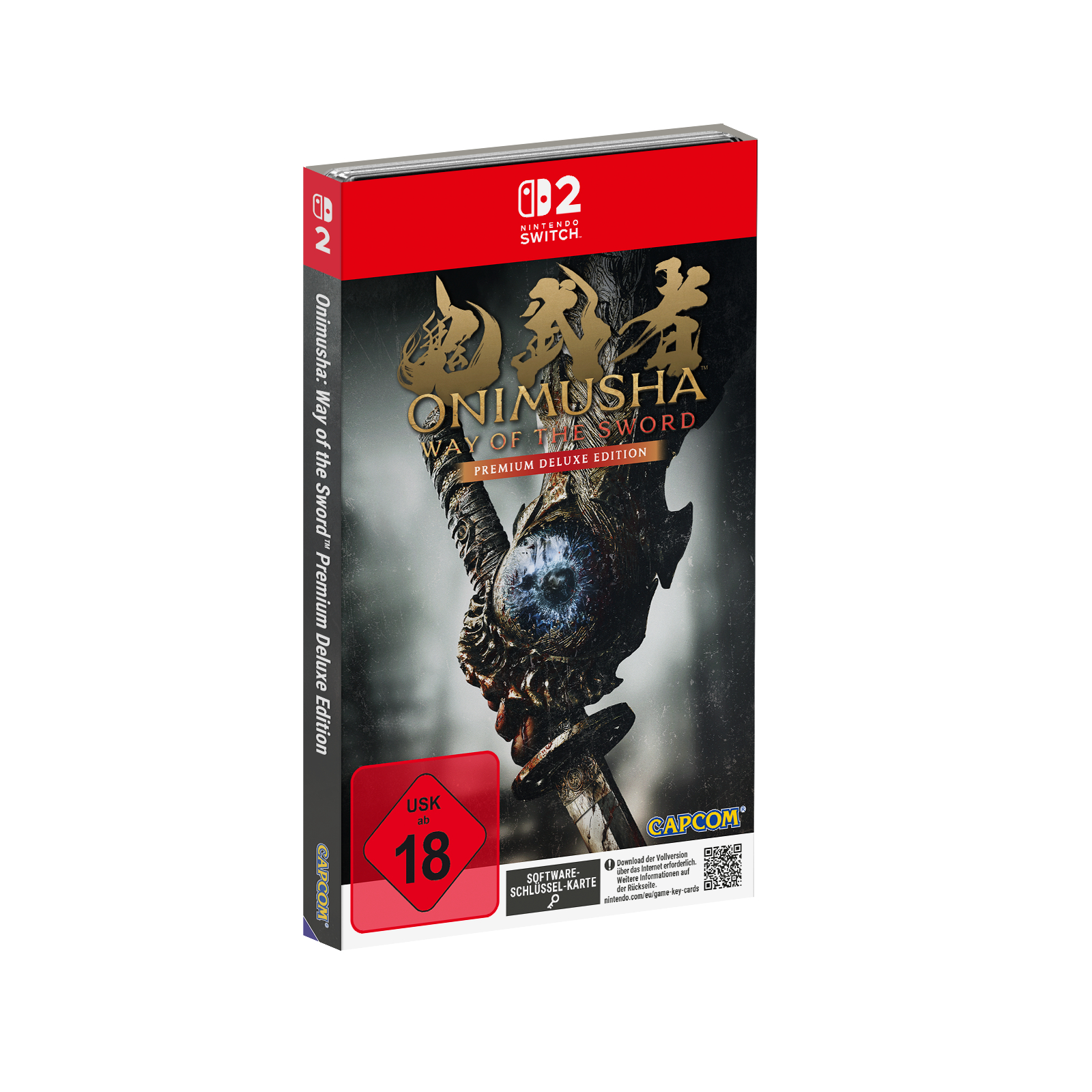 Nintendo Switch Hülle für Onimusha: Way of the Sword, Premium Deluxe Edition.