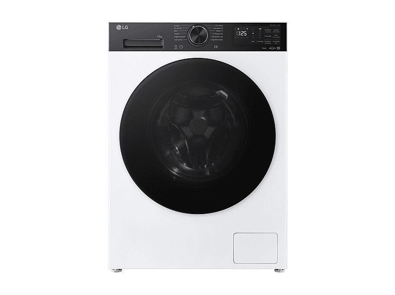 LG F4NX5013TKB LAVATRICE, Caricamento frontale, 13 kg, 23 programmi, Profondità 61,5 cm, Giri 1400 rpm, livello rumorosità centrifuga 71 dB(A), Classe A