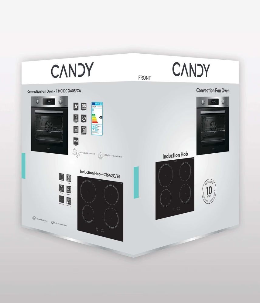 CANDY P CI25XCI642C/E Multifunkciós sütő + Indukciós kerámia lap MultiPack