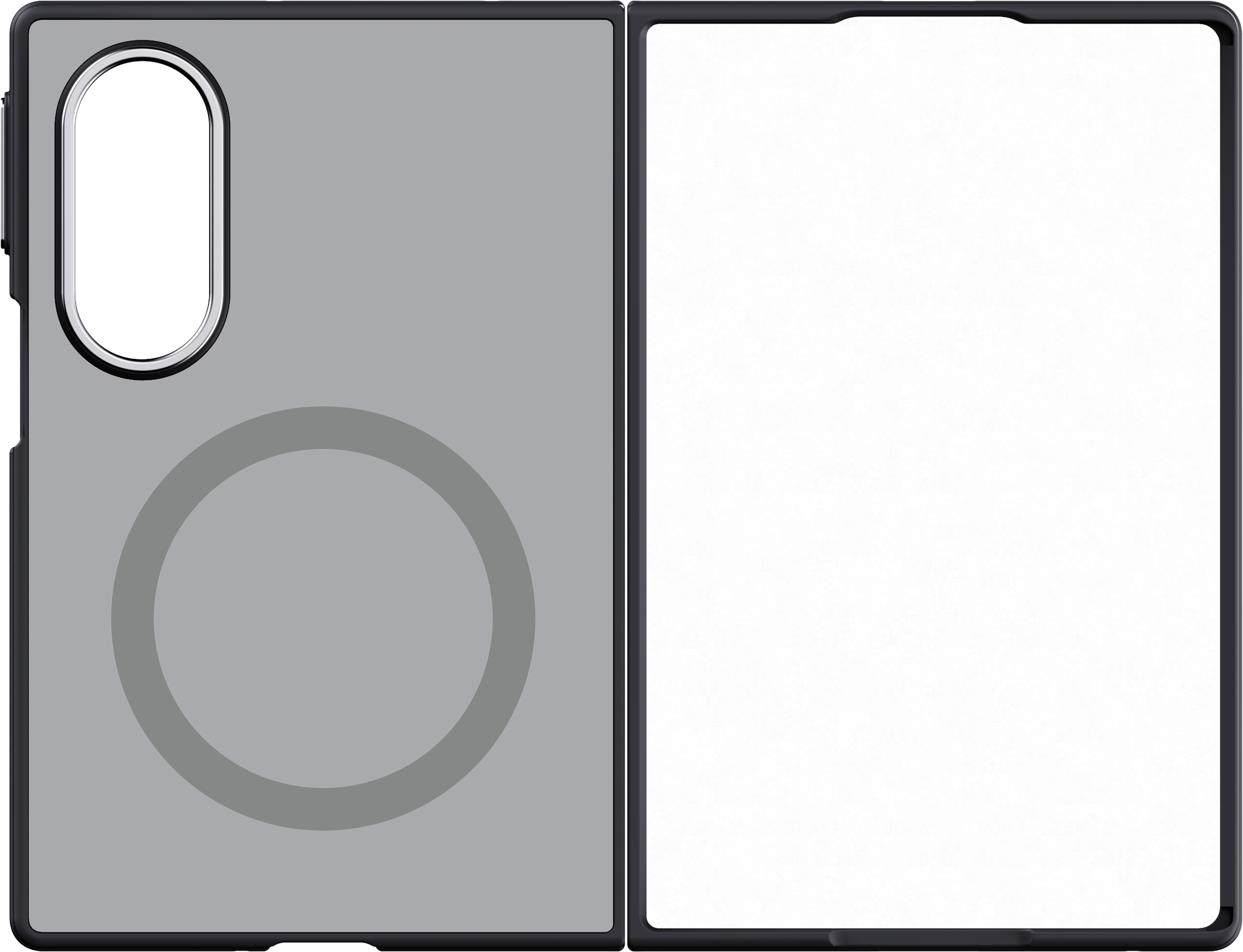 SAMSUNG Galaxy Z Fold8 mágneses tok tükörrel, Mirror, ezüst (GP-FPF971HIDSW)