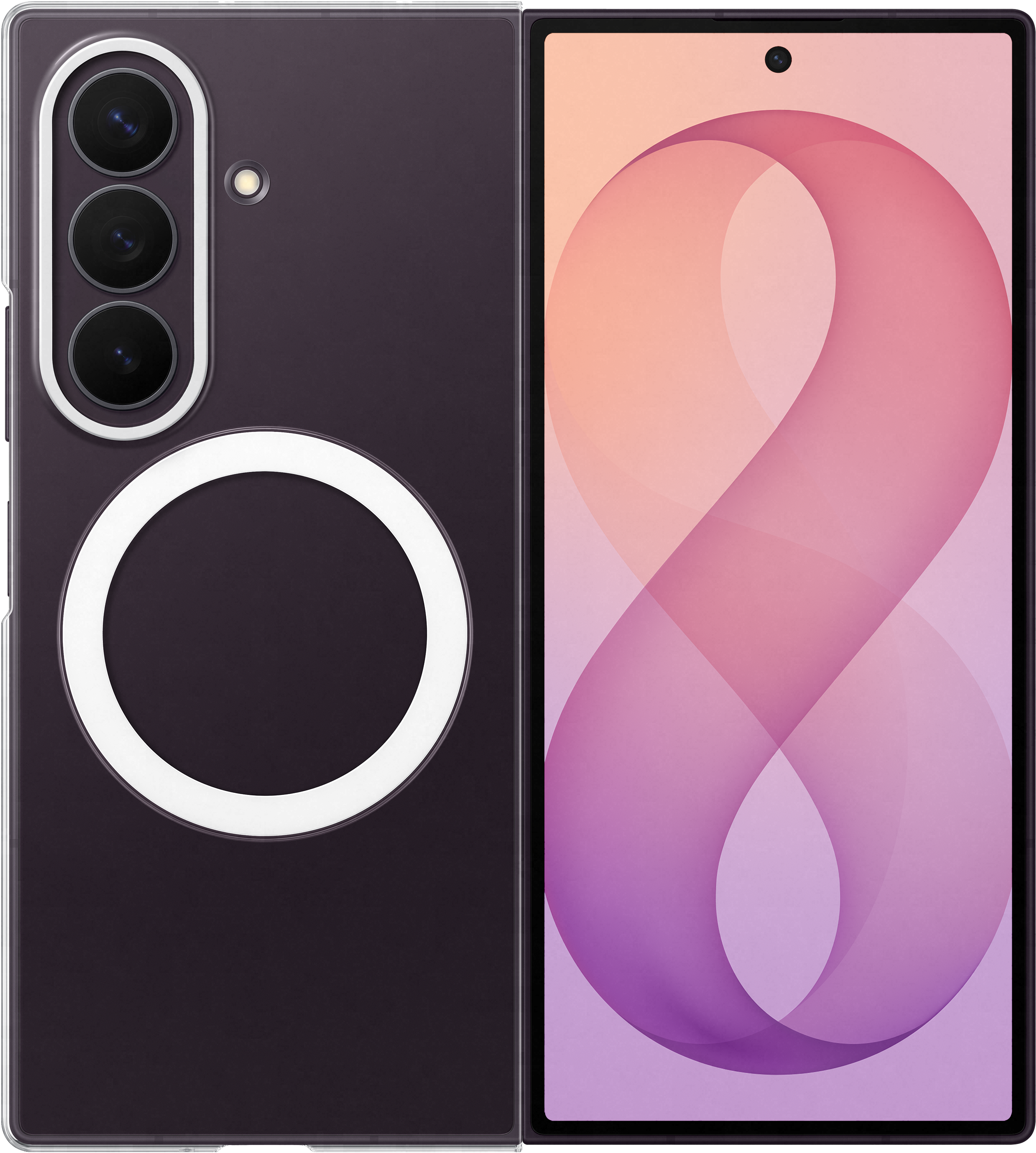 SAMSUNG Galaxy Z Fold8 Ultra mágneses tok, átlátszó (EF-CF976CTEGWW)