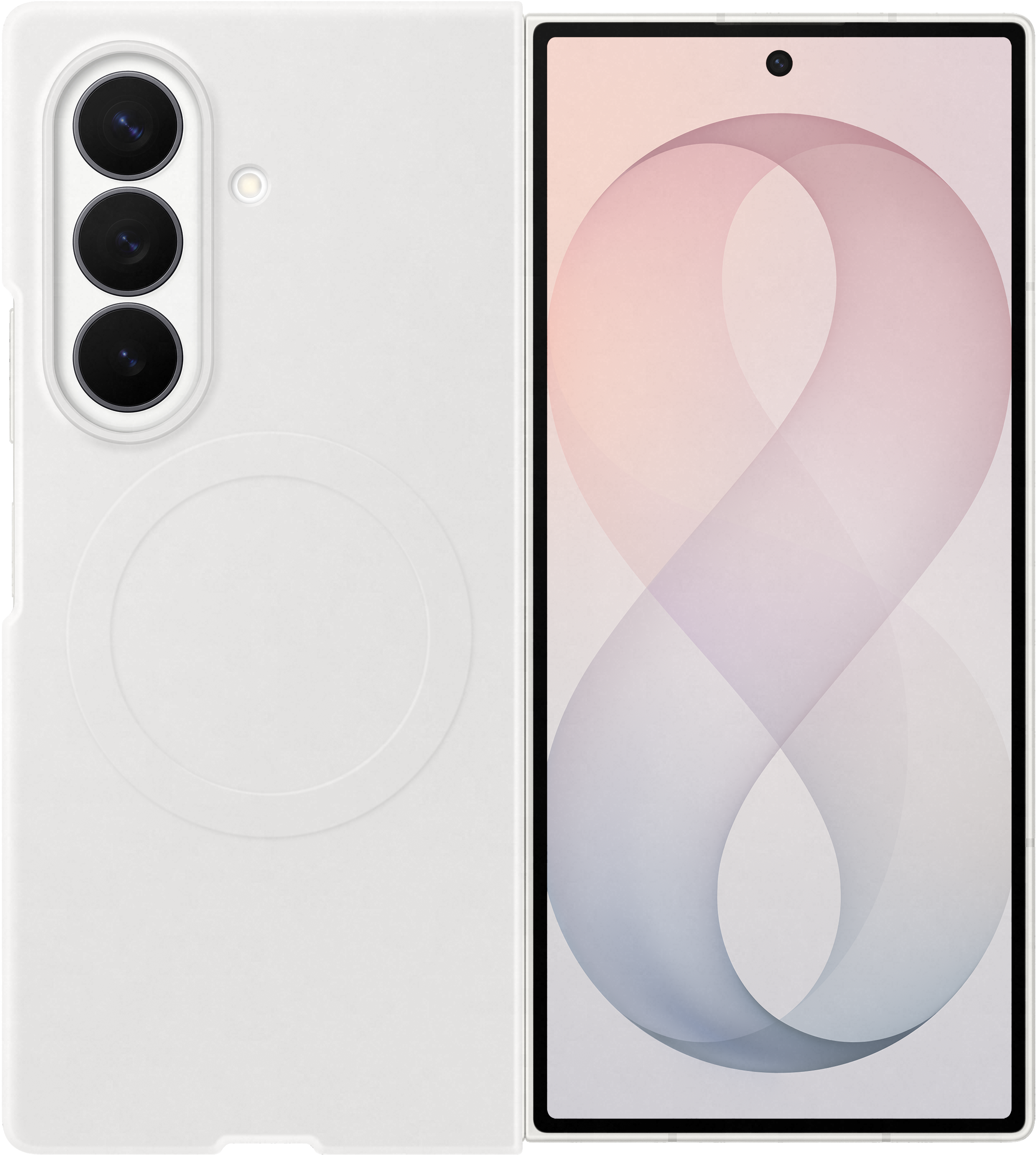 SAMSUNG Galaxy Z Fold8 Ultra szilikonos mágneses tok, krém (EF-EF976CWEGWW)