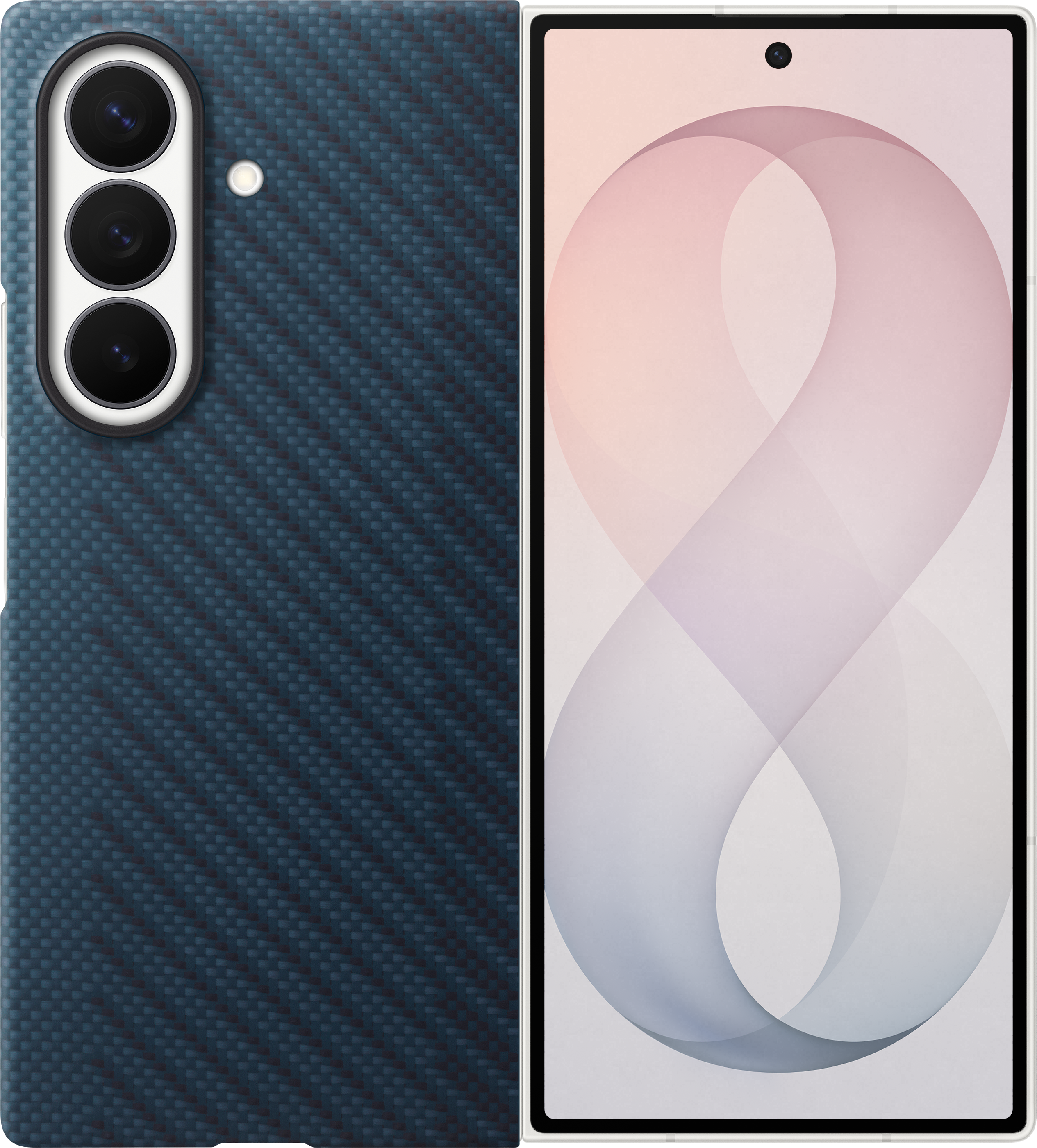 SAMSUNG Galaxy Z Fold8 Ultra karbon mágneses tok, kék (EF-KF976SNEGWW)