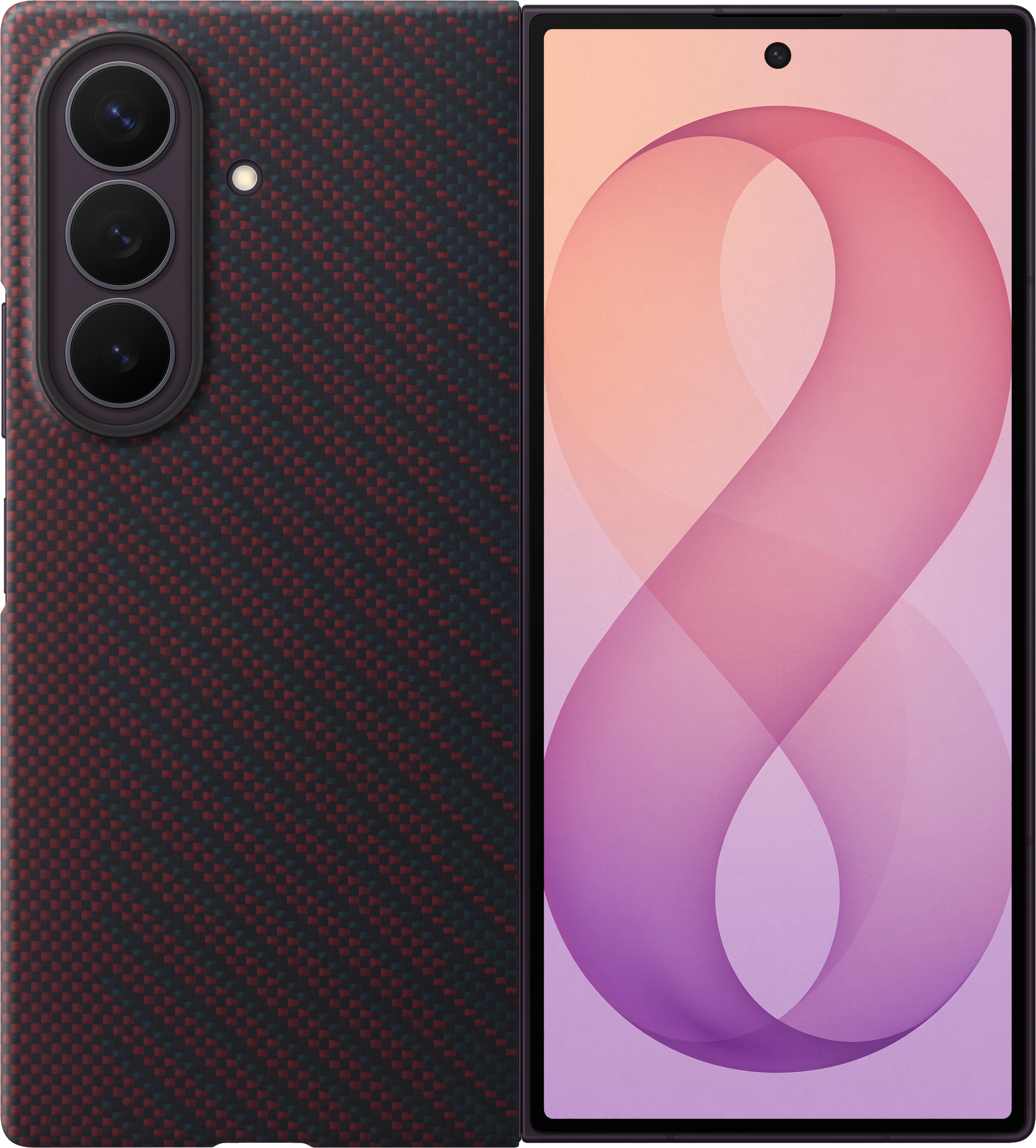 SAMSUNG Galaxy Z Fold8 Ultra karbon mágneses tok, lila (EF-KF976SREGWW)