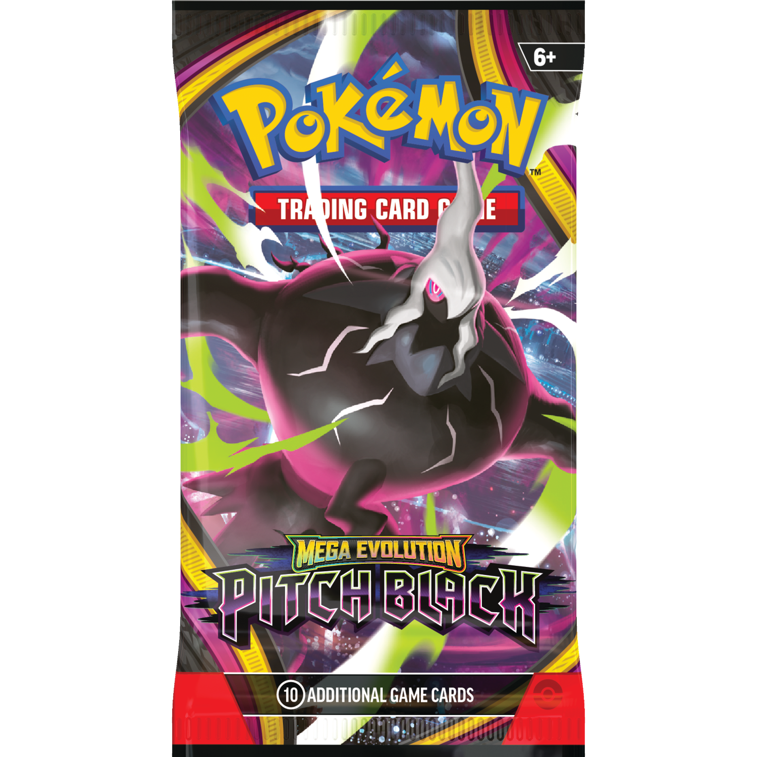 Pokémon trading card pack featuring Darkrai, text 'Pitch Black'.