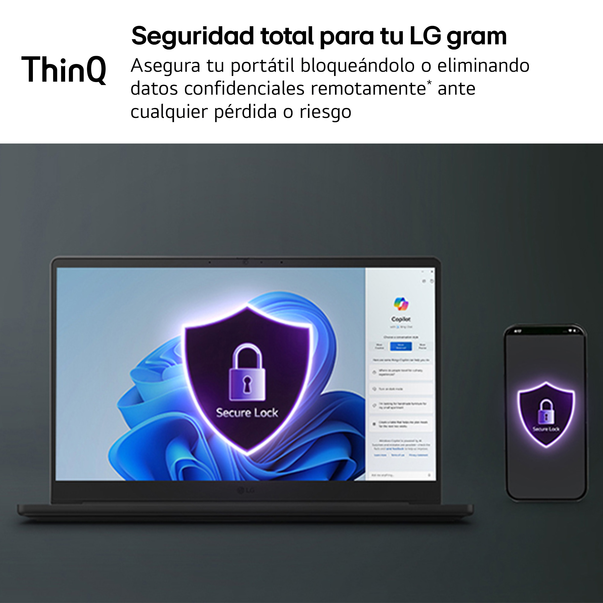 El portátil y smartphone LG Gram muestran la 