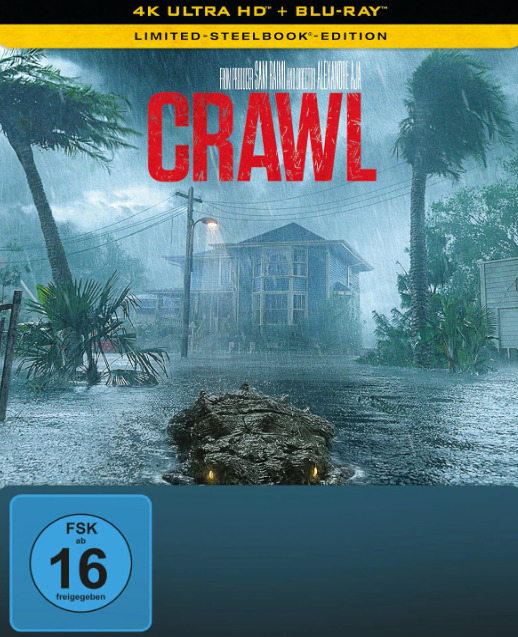 Ein Krokodil im Überschwemmten Haus bei Regen. FSK 16