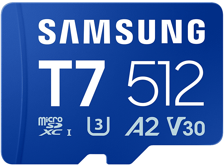 Karta pamięci SAMSUNG T7 microSDXC UHS-I 512GB Niebieski