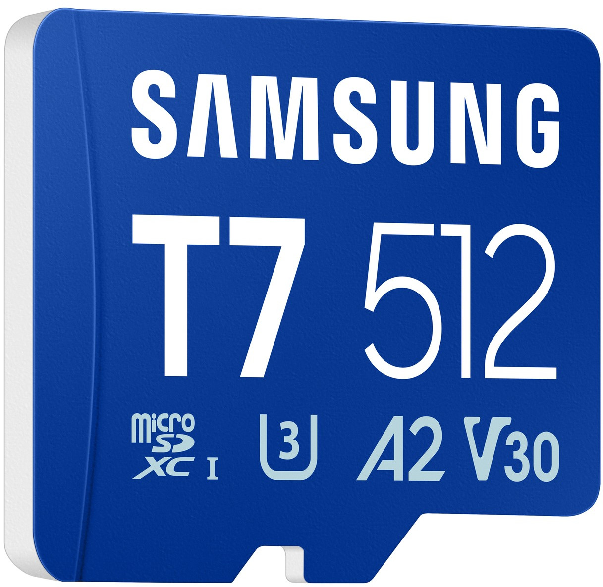 Karta Micro SDXC Samsung T7 512 GB z oceną A2 V30.