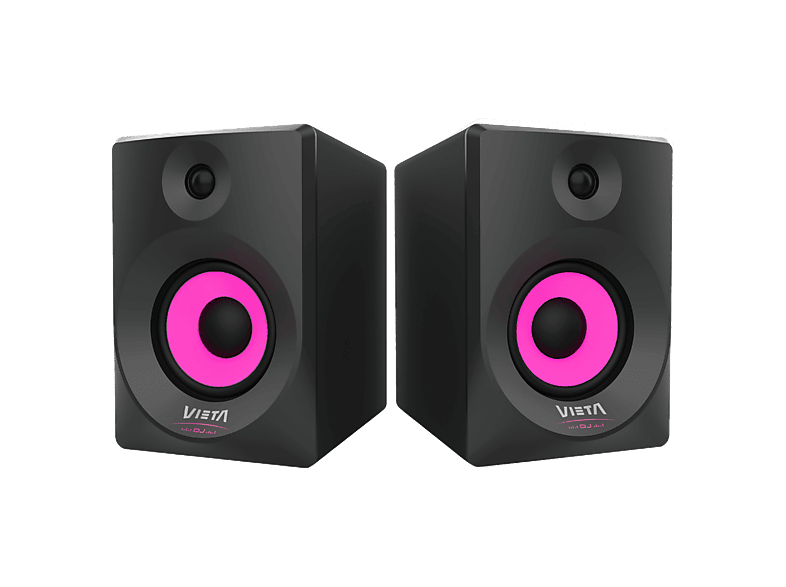 Altavoz estéreo – Vieta Pro Eclipse, 50W, Bluetooth, Amplificador clase D, Rango de Frecuencia 40 20000 Hz, Conectividad AC, Negro