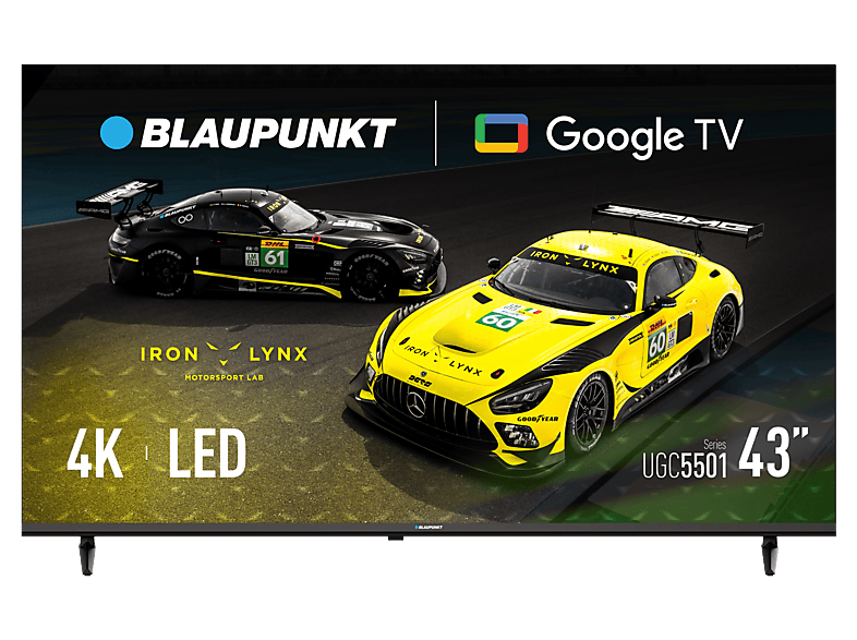 Telewizor LED BLAUPUNKT 43UGC5501S 43" 4K Google TV Dolby Audio Czarny