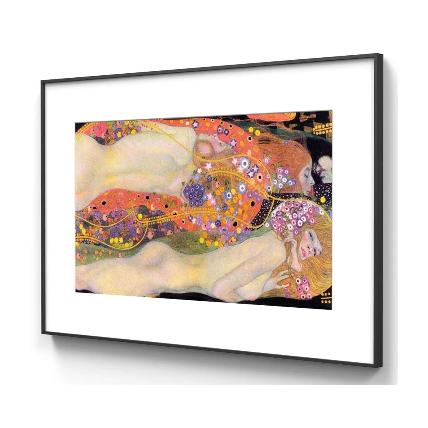 I "Tre età della donna" di Klimt raffigurano tre donne nude in toni dorati e motivi colorati.