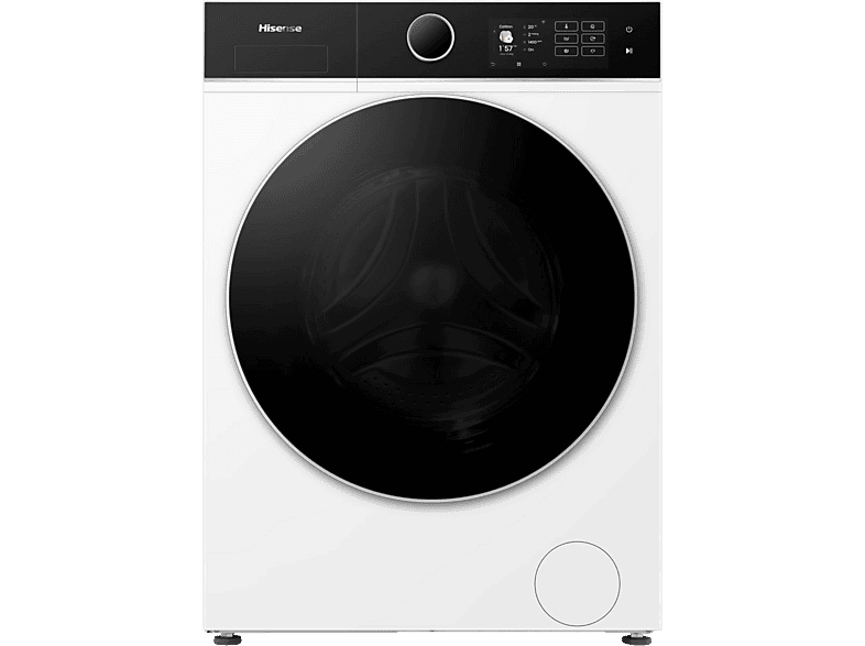Hisense WD5I1045BWQ Waschtrockner (10,5 kg / 6 kg, 1400 U/Min., freistehend, Weiß)