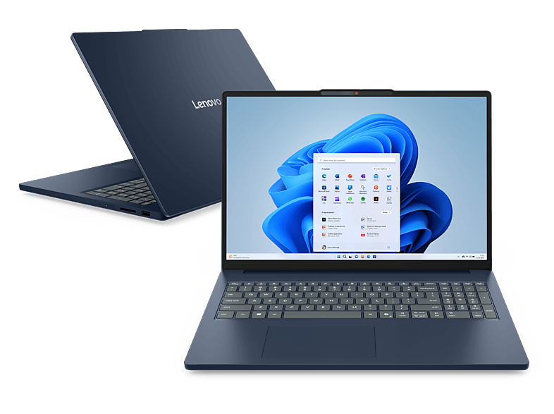 Laptop LENOVO IdeaPad Slim 3 16IPH11 WUXGA OLED / Intel Core™ Ultra 5 322 16 GB RAM 512 SSD Onboard Graphics Windows 11 Home Niebieski