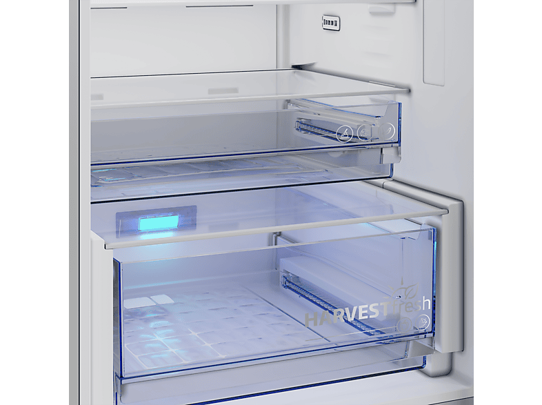 Beko B5RCNA416HXB Kühl- und Gefrierkombination (C, 415 l, 2035 mm hoch, freistehend, No Frost (verminderte Eisbildung), Edelstahloptik) — Foto 2 von 4