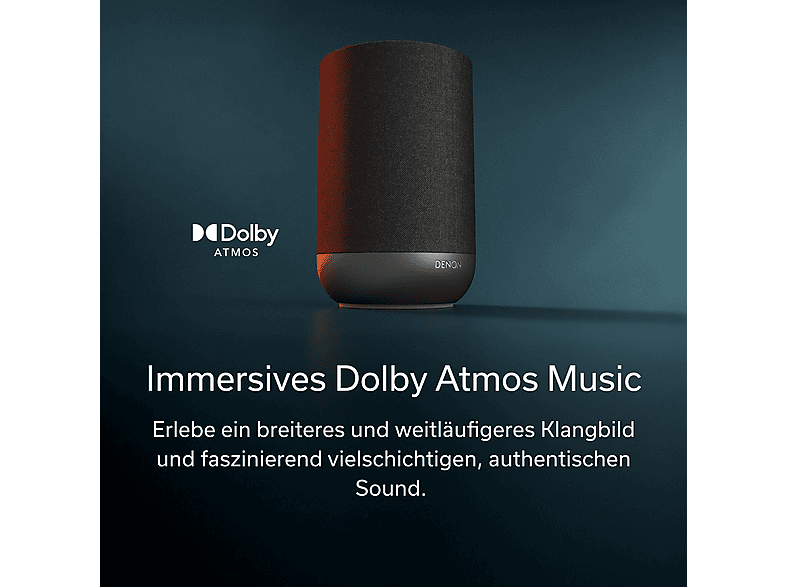Denon Home 200 Kabelloser Smart Speaker mit HEOS™ und Dolby Atmos Music, Charcoal; Smart Lautsprecher — Foto 5 von 5